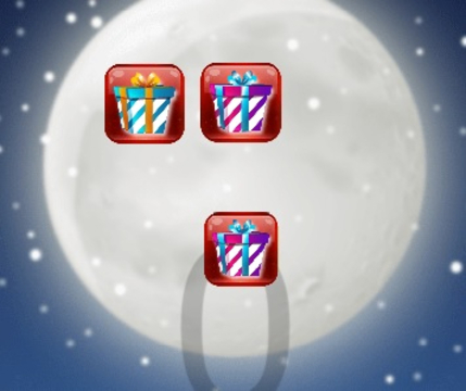 Jeu La récolte des cadeaux du Père Noël  en ligne