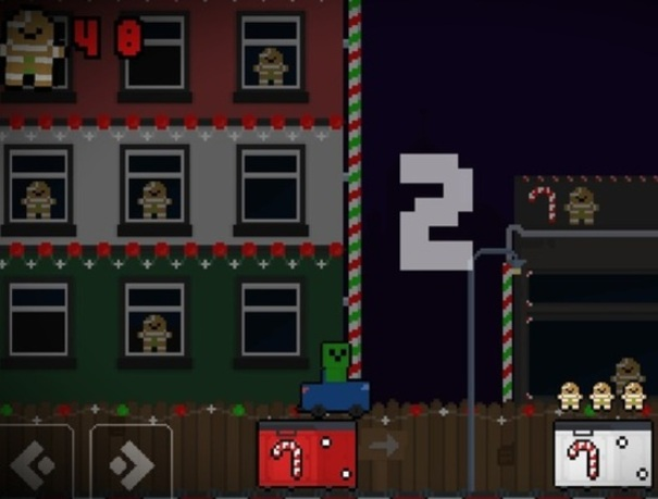 Jeu Biscuit de voiture du Père Noël  en ligne