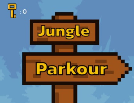 Jeu Parkour dans la jungle  en ligne