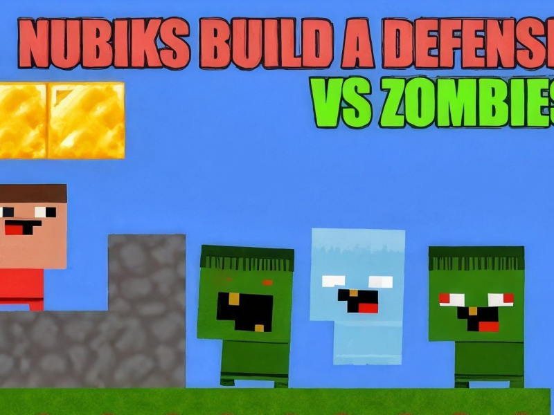 Jeu Nubiks construit une défense contre les zombies  en ligne