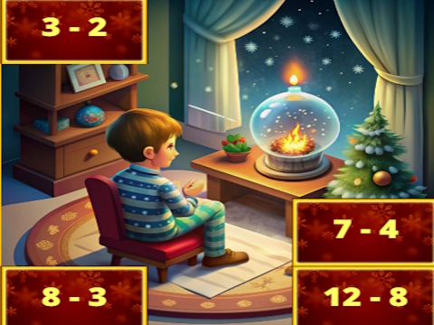 Jeu Soustraction mathématique relaxante  en ligne