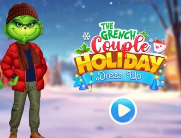 Jeu Habillage de vacances du couple Grinch  en ligne