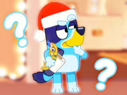 Jeu Quiz pour enfants : Bluey Christmas Fandom  en ligne