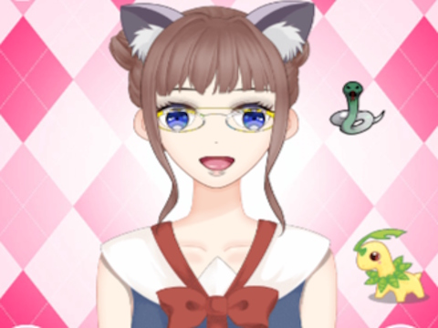 Jeu Habillage mignon de fille d'anime  en ligne