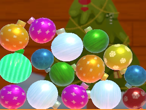 Jeu Boules du Nouvel An 2048 en 3D  en ligne