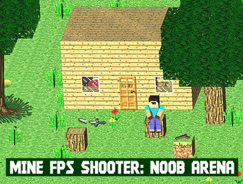 Jeu Jeu de tir Mine FPS : Noob Arena  en ligne