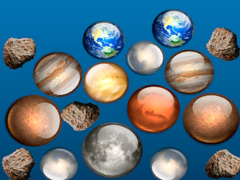 Jeu Fusionnez l'espace des planètes !  en ligne