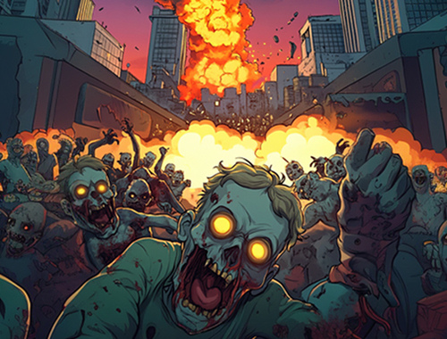 Jeu Siège des zombies. io  en ligne