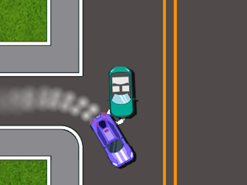 Jeu Dépassement du conducteur de la circulation  en ligne