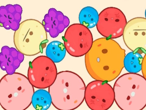 Jeu Fusionner les fruits Pliez l'original de pastèque !  en ligne