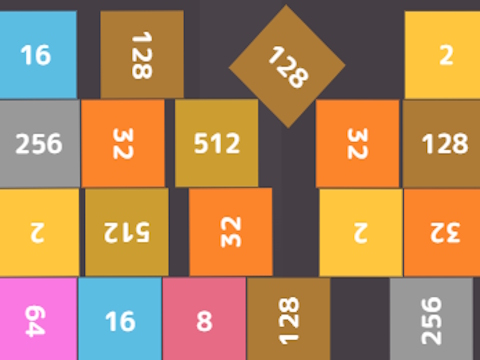Jeu 2048 cubes en ligne