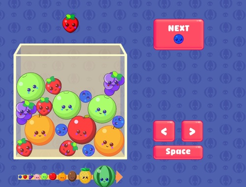 Jeu Fusion des fruits  en ligne