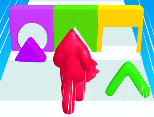 Jeu Forme Transforment Blob Racing  en ligne