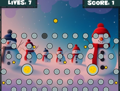 Jeu Pachinko de Noël  en ligne