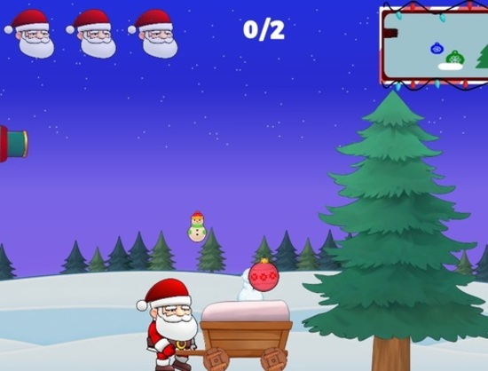 Jeu Père Noël la magie de la décoration d'arbres  en ligne