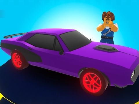 Jeu Race de cascade de voiture épique obby  en ligne
