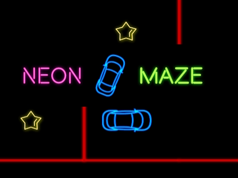 Jeu Labyrinthe néon  en ligne