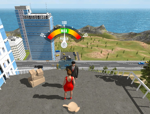 Jeu Simulateur de ragdoll de l'art qui tombe  en ligne
