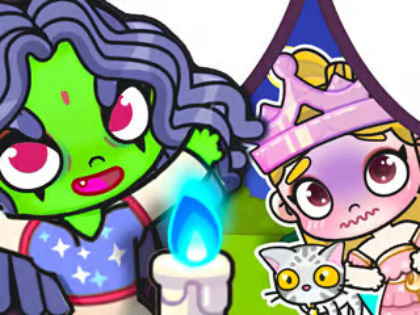 Jeu Puzzle de puzzle: Elphaba et Glinda  en ligne