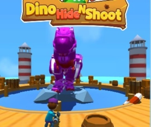Jeu Dino Hide n Shoot en ligne