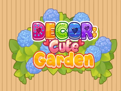 Jeu Décor: Jardin mignon  en ligne