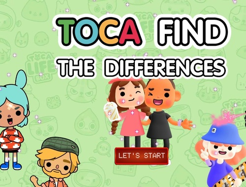 Jeu Toca trouve les différences  en ligne