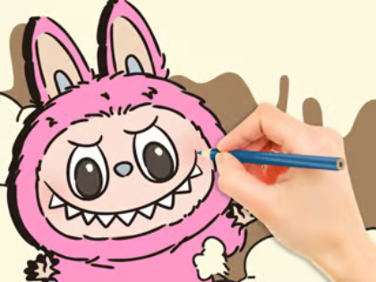 Jeu Livre de coloriage: Labubu  en ligne