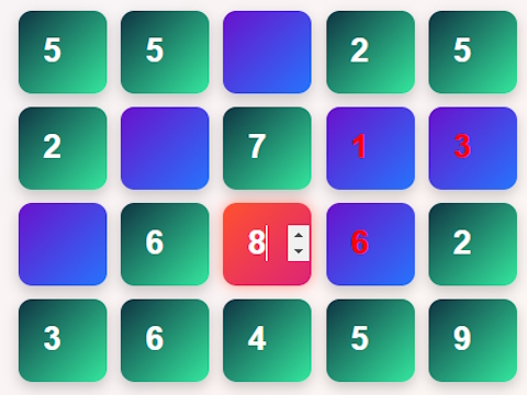 Jeu Sudoku moderne  en ligne