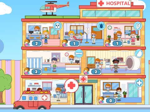 Jeu TOCA AVATAR: Mon hôpital  en ligne