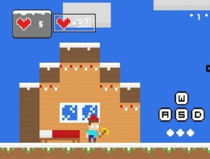 Jeu Minicraft hiverblock  en ligne