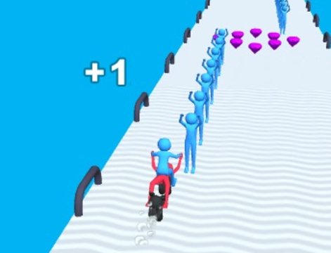 Jeu Course du véhicule humain  en ligne