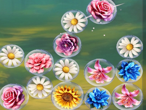 Jeu Fusionner les fleurs en 2d!  en ligne
