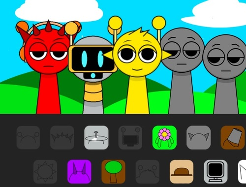 Jeu Horreur de Sprunki Incredibox  en ligne