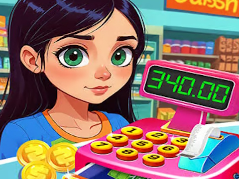 Jeu Supermarché shopping pour les enfants  en ligne