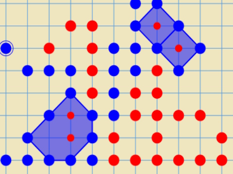 Jeu Points - duel  en ligne