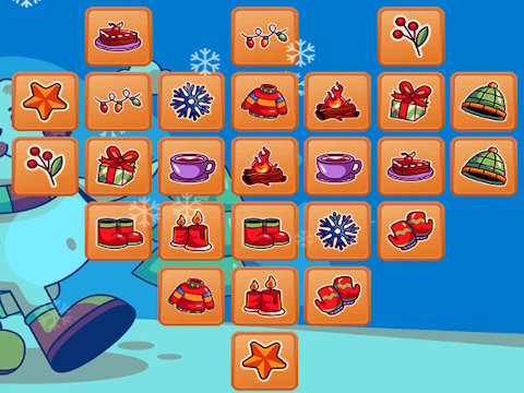 Jeu Mahjong d'hiver  en ligne