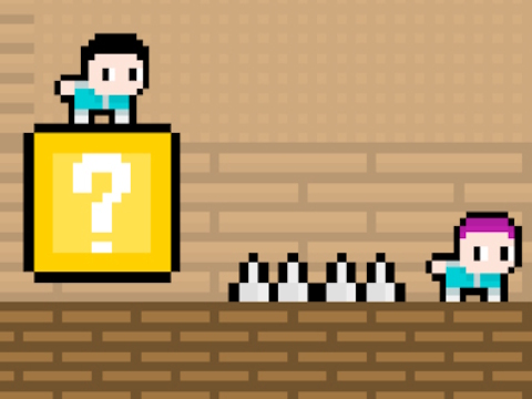 Jeu Pixcade 2 joueurs s'échappe  en ligne