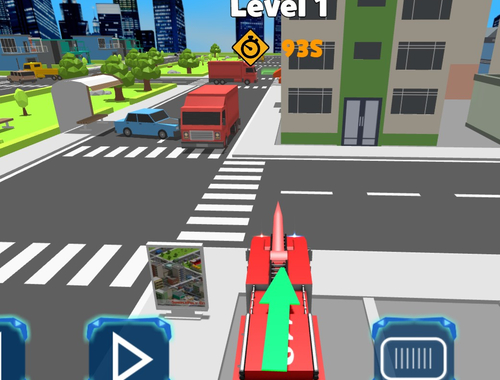 Jeu Rescue de camion de pompiers conduite  en ligne