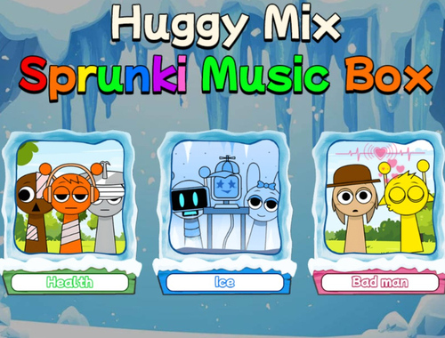 Jeu Huggy Mix Sprunki Music Box en ligne