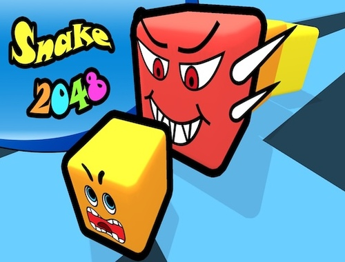 Jeu Serpent 2048  en ligne