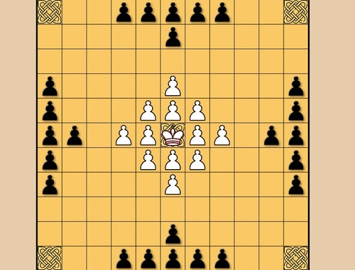 Jeu Tafl viking échecs  en ligne