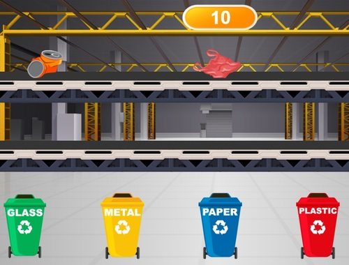 Jeu Usine de recyclage  en ligne
