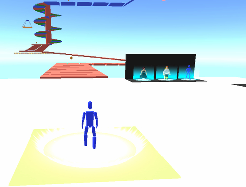 Jeu Parkour obby facile  en ligne
