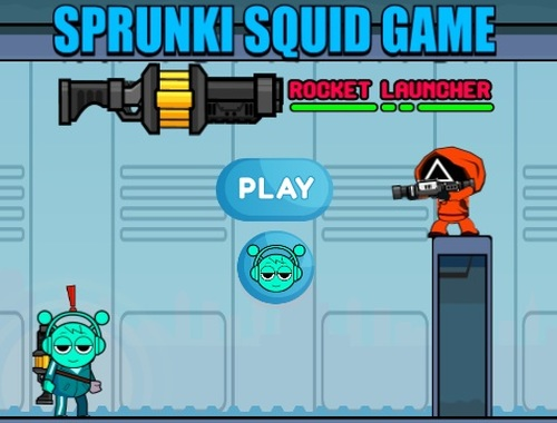 Jeu Lance-roquettes de jeu de squid Sprunki Squid  en ligne