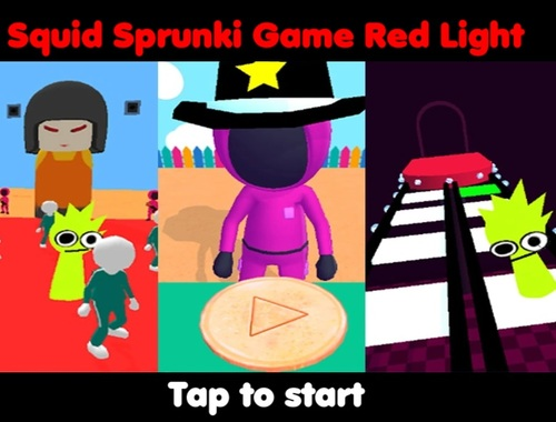 Jeu Squid Sprunki Game Red Light en ligne