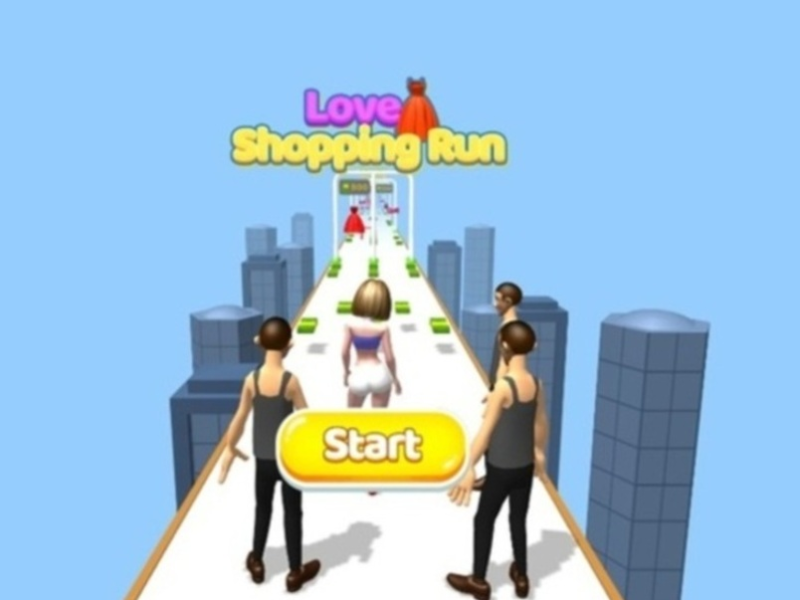Jeu J'adore faire la course de shopping  en ligne