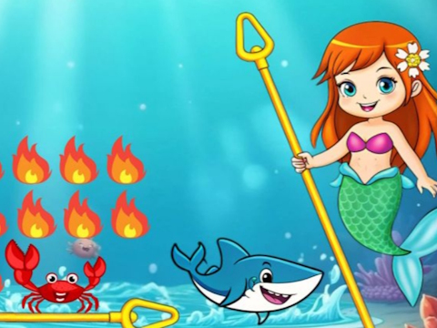 Jeu Princesse vs Shark  en ligne