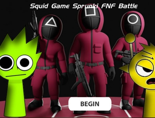 Jeu Squid Game Sprunki FNF Bataille  en ligne