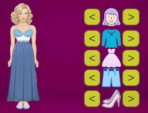 Jeu Habiller la mode de jeu  en ligne