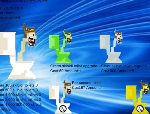 Jeu Un autre clicker de toilette Skibidi  en ligne